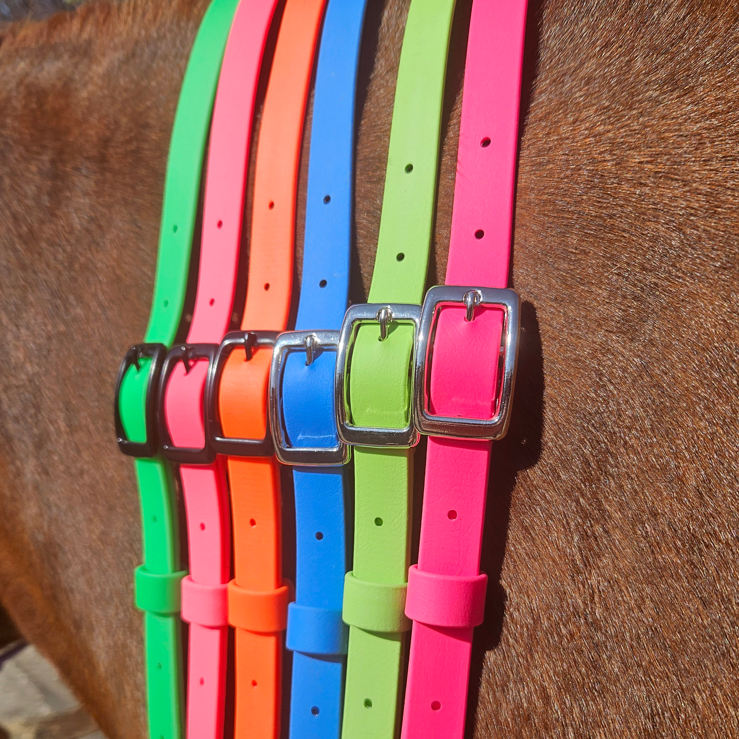 BioThane Adjustable Neck Strap | Waterproof Horse & Pony Neck Strap