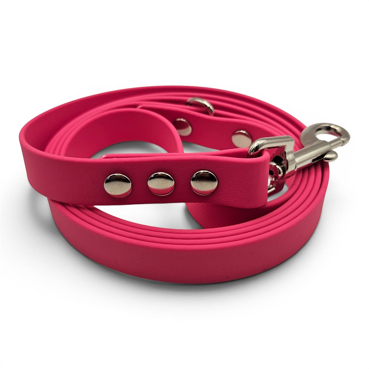 Passion Pink BioThane dog lead