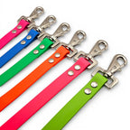 Ponies and Pups waterproof BioThane horse rug fillet strings in vibrant assorted colours with stainless steel snaps.