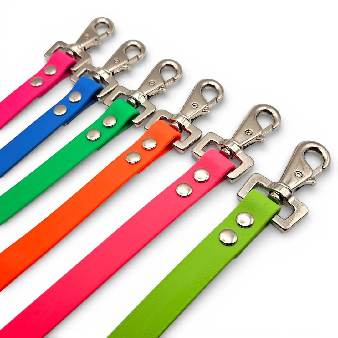Ponies and Pups waterproof BioThane horse rug fillet strings in vibrant assorted colours with stainless steel snaps.