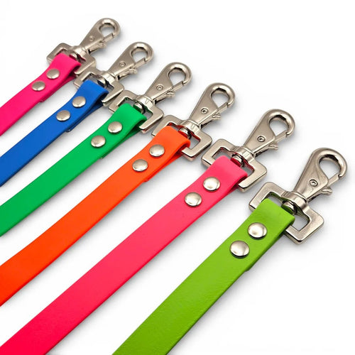 Ponies and Pups waterproof BioThane horse rug fillet strings in vibrant assorted colours with stainless steel snaps.