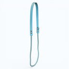 Ponies and Pups light blue BioThane and rope liberty neck rope for bridleless horse riding