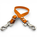 Ponies and Pups orange waterproof BioThane adjustable horse rug fillet string with stainless steel swivel snaps.