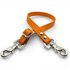 Ponies and Pups orange waterproof BioThane adjustable horse rug fillet string with stainless steel swivel snaps.