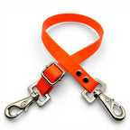 Ponies and Pups waterproof orange BioThane adjustable horse rug fillet string with stainless steel swivel snaps.