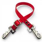 Ponies and Pups red waterproof BioThane adjustable horse rug fillet string with stainless steel swivel snaps.