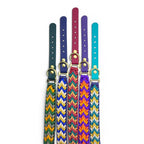 Ponies and Pups Wilmington handmade braided dog collar in multiple colors, made with weatherproof BioThane and rope.